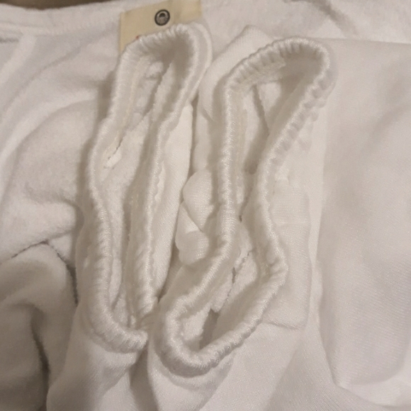 Sundry White Sweatshirt & Joggers Sweatpants Terry size 1 Coordinated Set NWOT - Picture 13 of 17